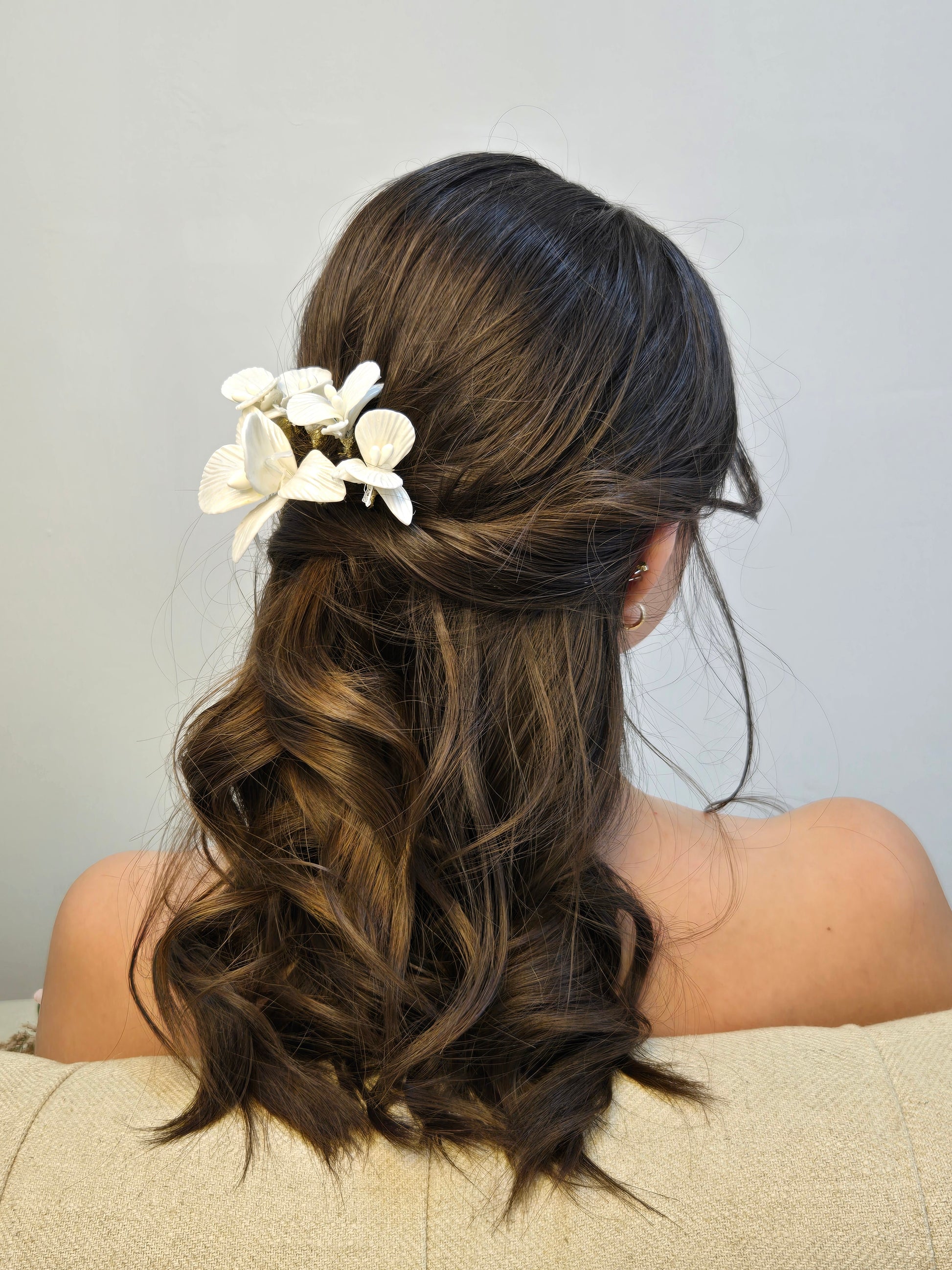 Horquillas flores cow set de 6