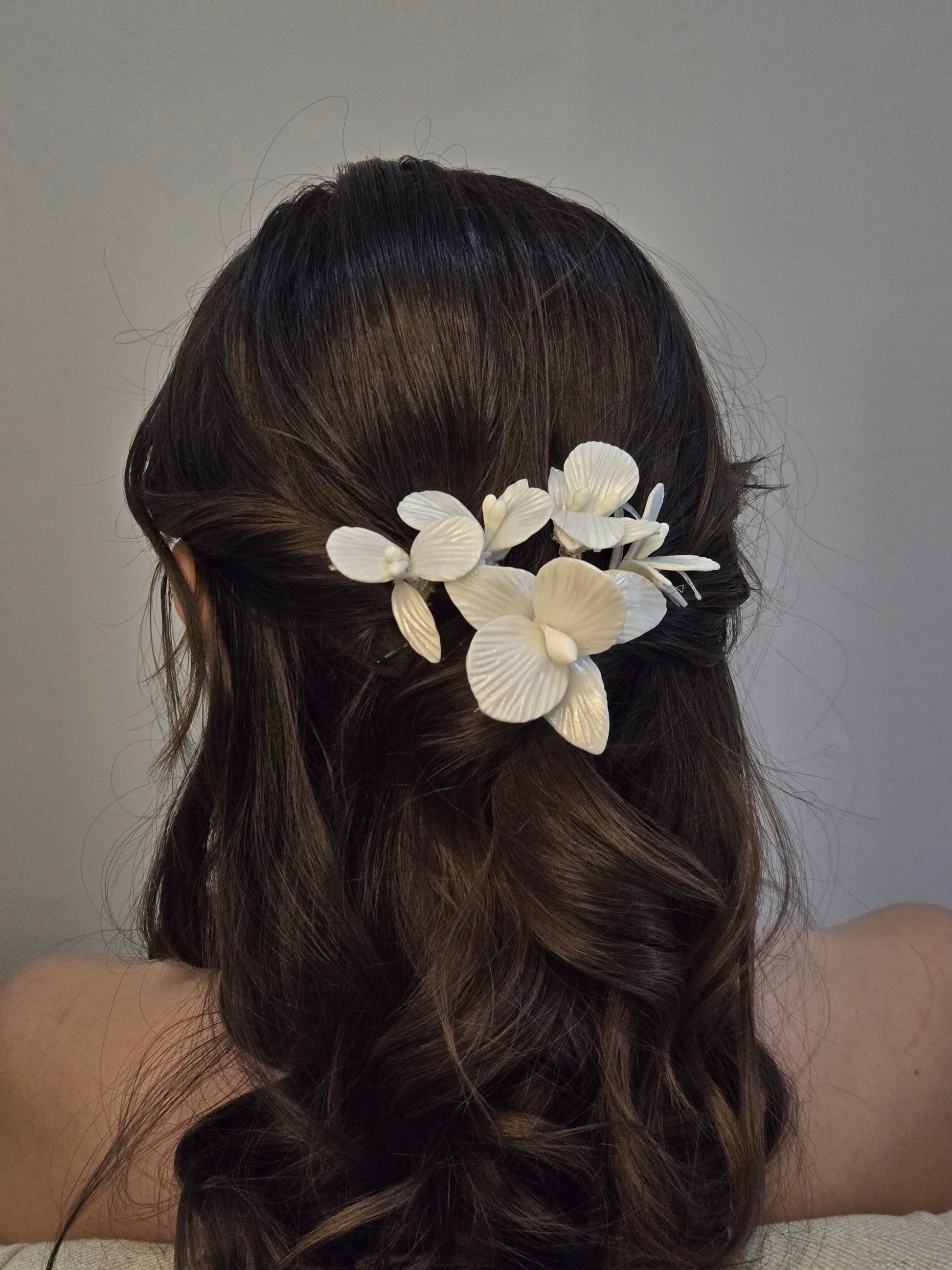 Orquillas flores cow set de 6