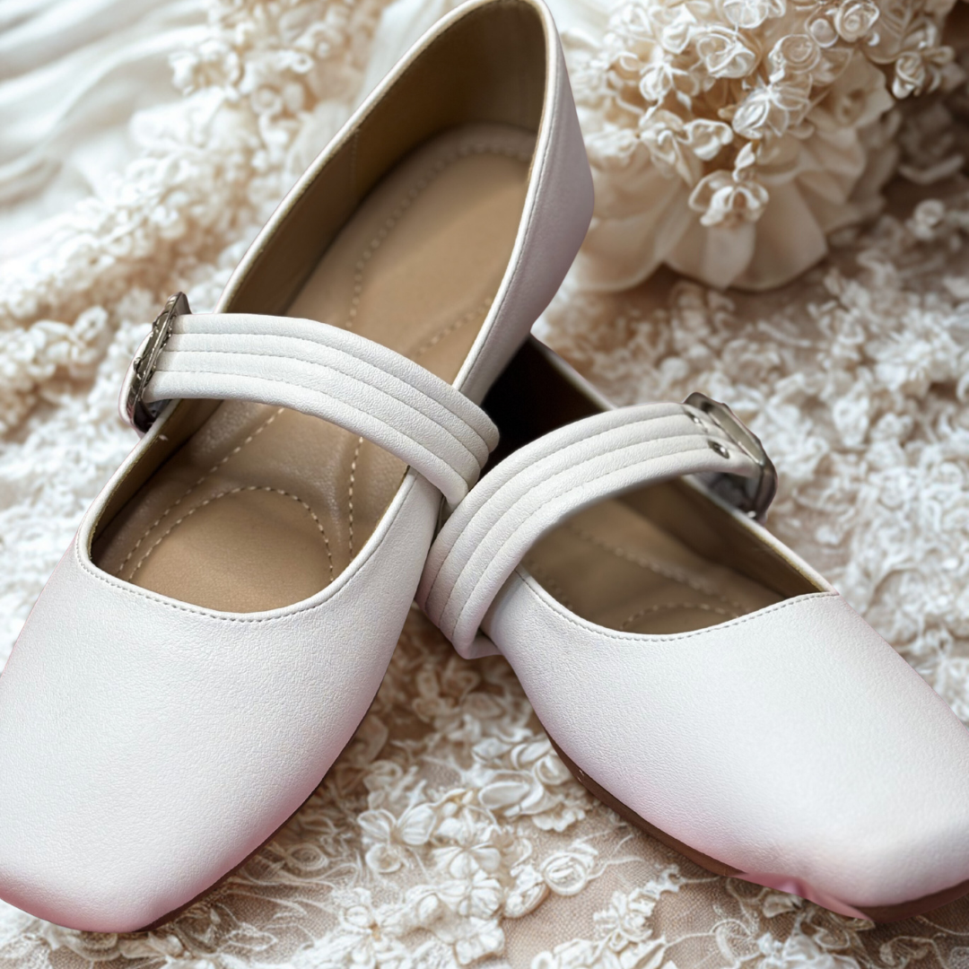 Zapato casual sintético blanco