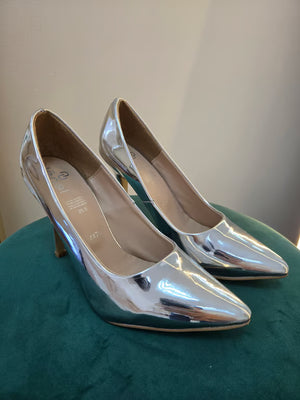 Zapatos mirror plata