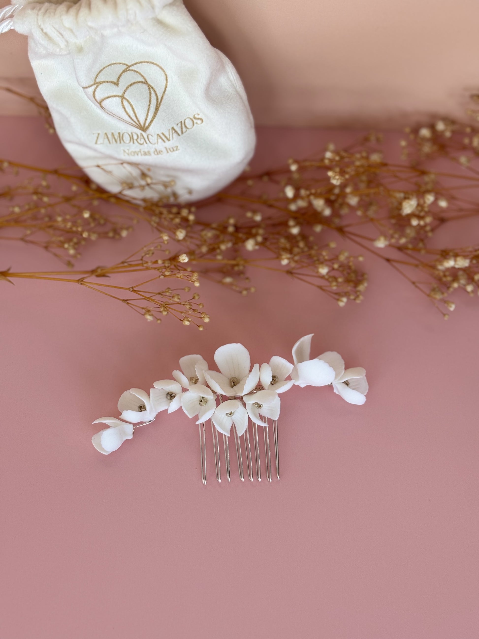 Tocado Flores pasta